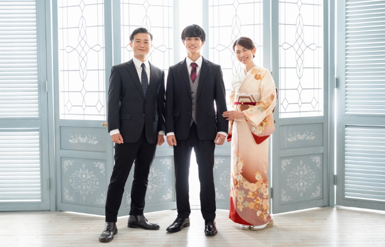 スタジオ家族撮影