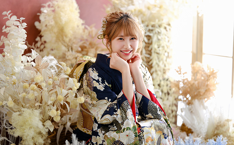らかんスタジオの振袖