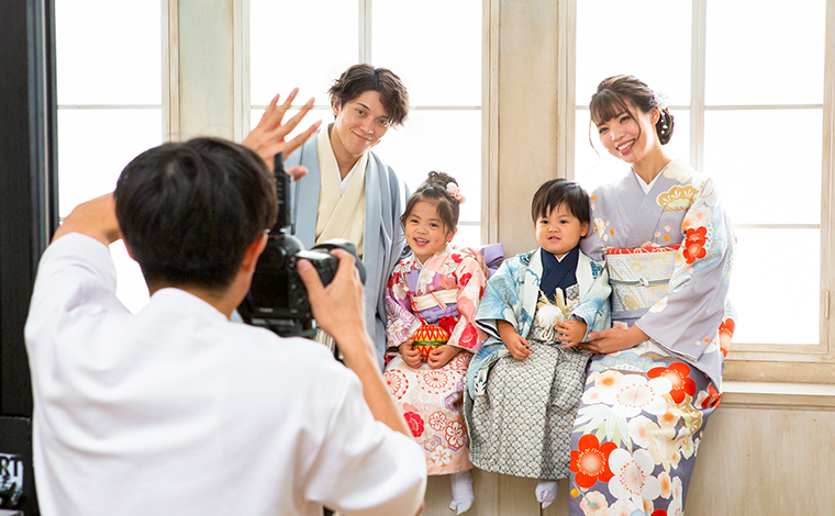 3歳の七五三記念に素敵な衣装を着て家族写真を残そう