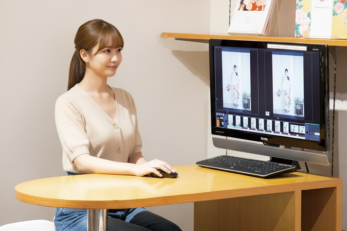 写真選びのイメージ