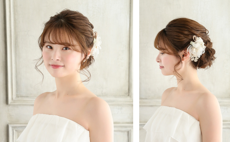 マタニティフォトにオススメのヘアスタイル