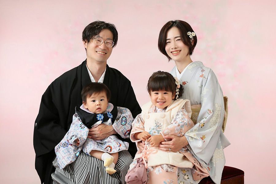 三歳七五三記念おめでとうございます！