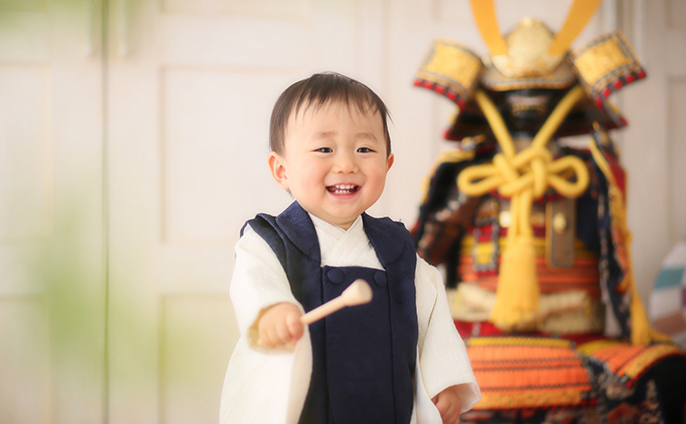 思い出に残る男の子の初節句のお祝い