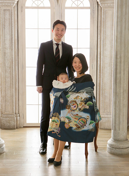 “お宮参り記念撮影の画像"