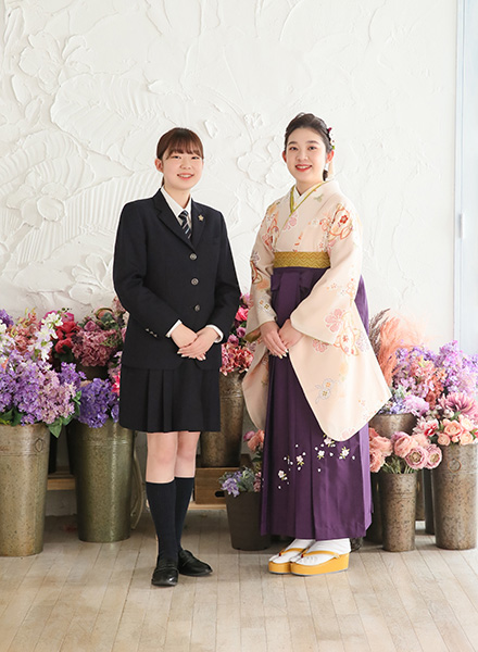 卒業記念撮影の画像